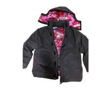 Load image into Gallery viewer, Brown Gore-Tex Biggie Coat with Multi-color Camo Inside
