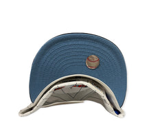 Load image into Gallery viewer, Light Blue Pin stripe Mobbin Angels Fitted
