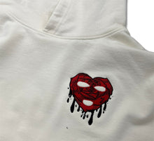 Load image into Gallery viewer, White We love Mobbin Hoody
